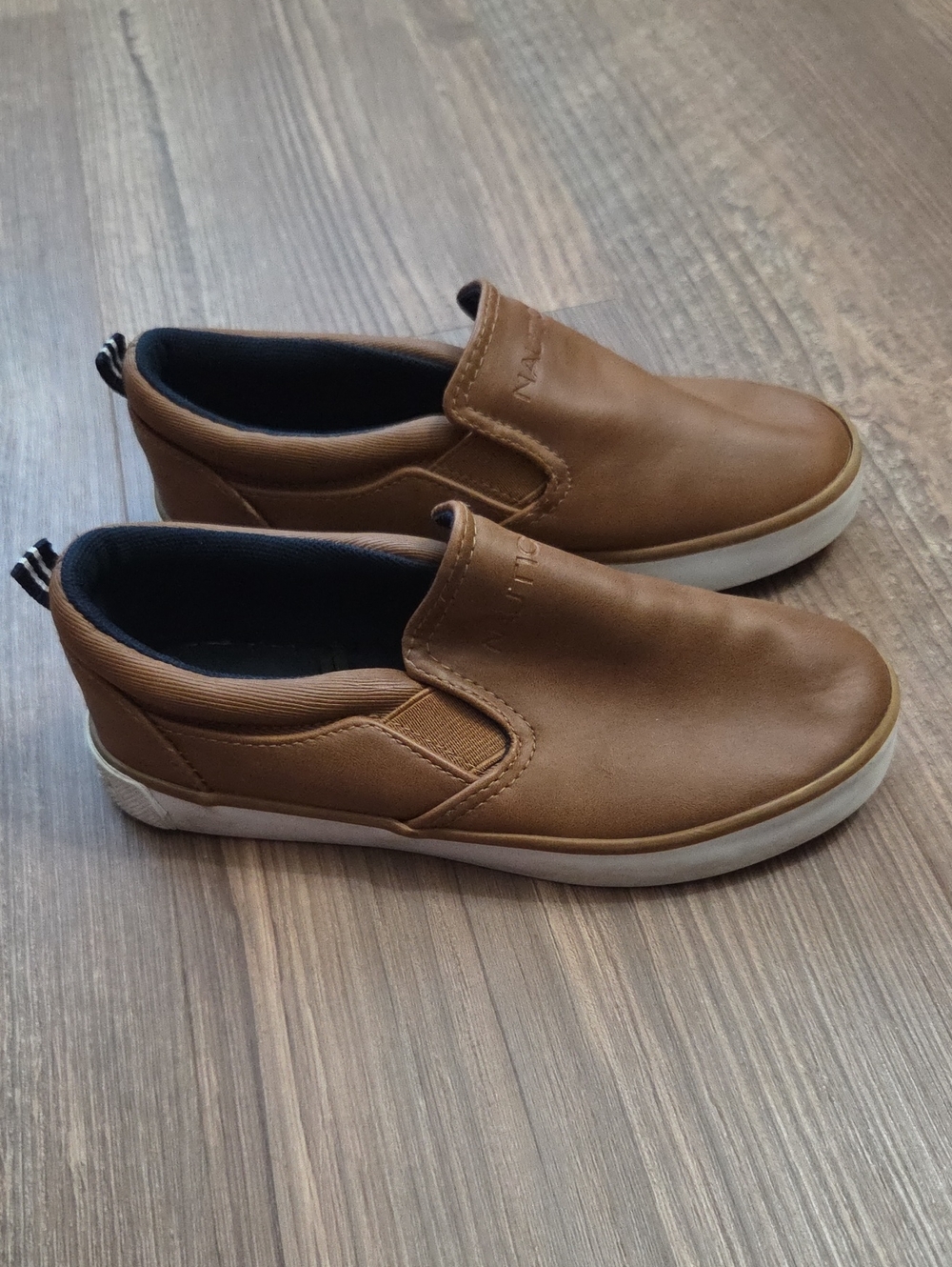 Kids Slip-On Casual Shoes in Brown